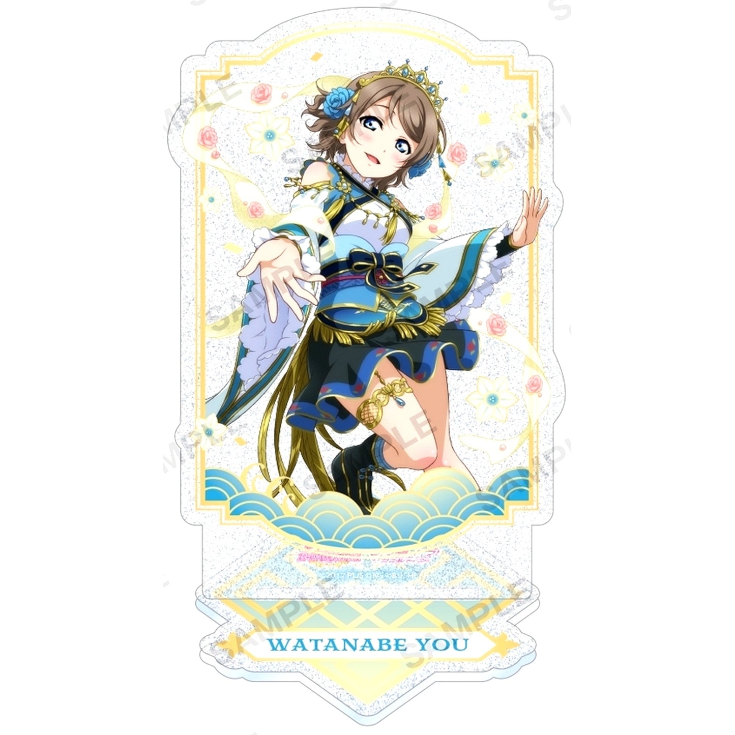 You Watanabe Kirarin Acrylic Stand Aqours Seven Lucky Gods Ver. Love Live! School Idol Festival [USED]