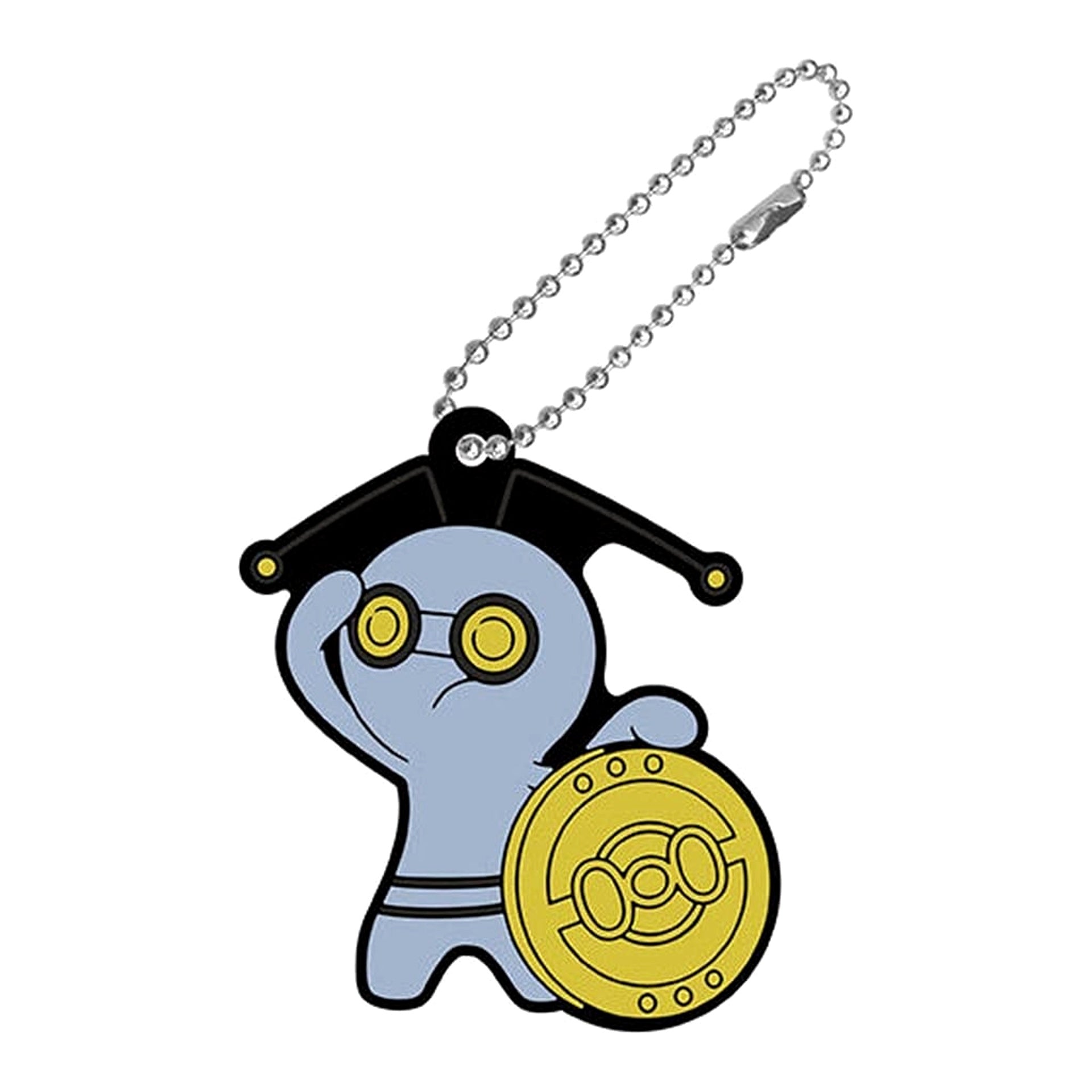 Pokemon Gimmighoul Roaming Form Pokemon Rubber Mascot 26 Keychains [USED]