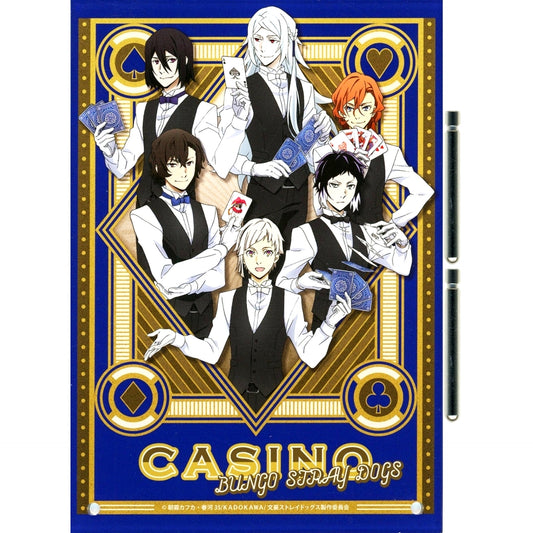 Group A Prize Acrylic Art Panel Kujimate Bungo Stray Dogs Casino [USED]