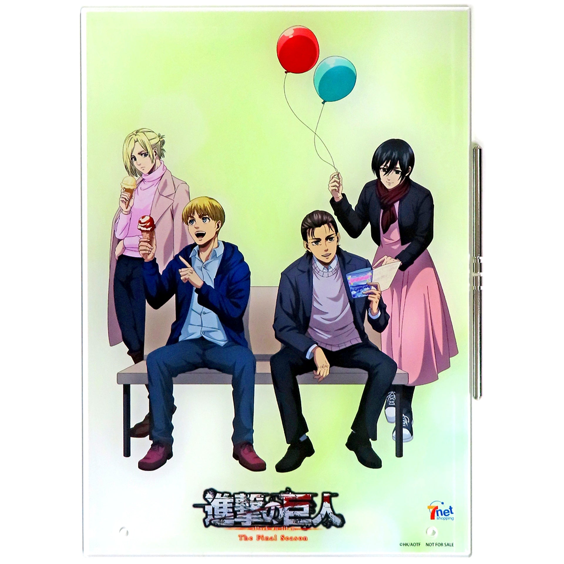 Group Attack on Titan The Final Season Vol.5 Blu-ray/DVD Seven Net Shopping Bonus Acrylic Plate [USED]