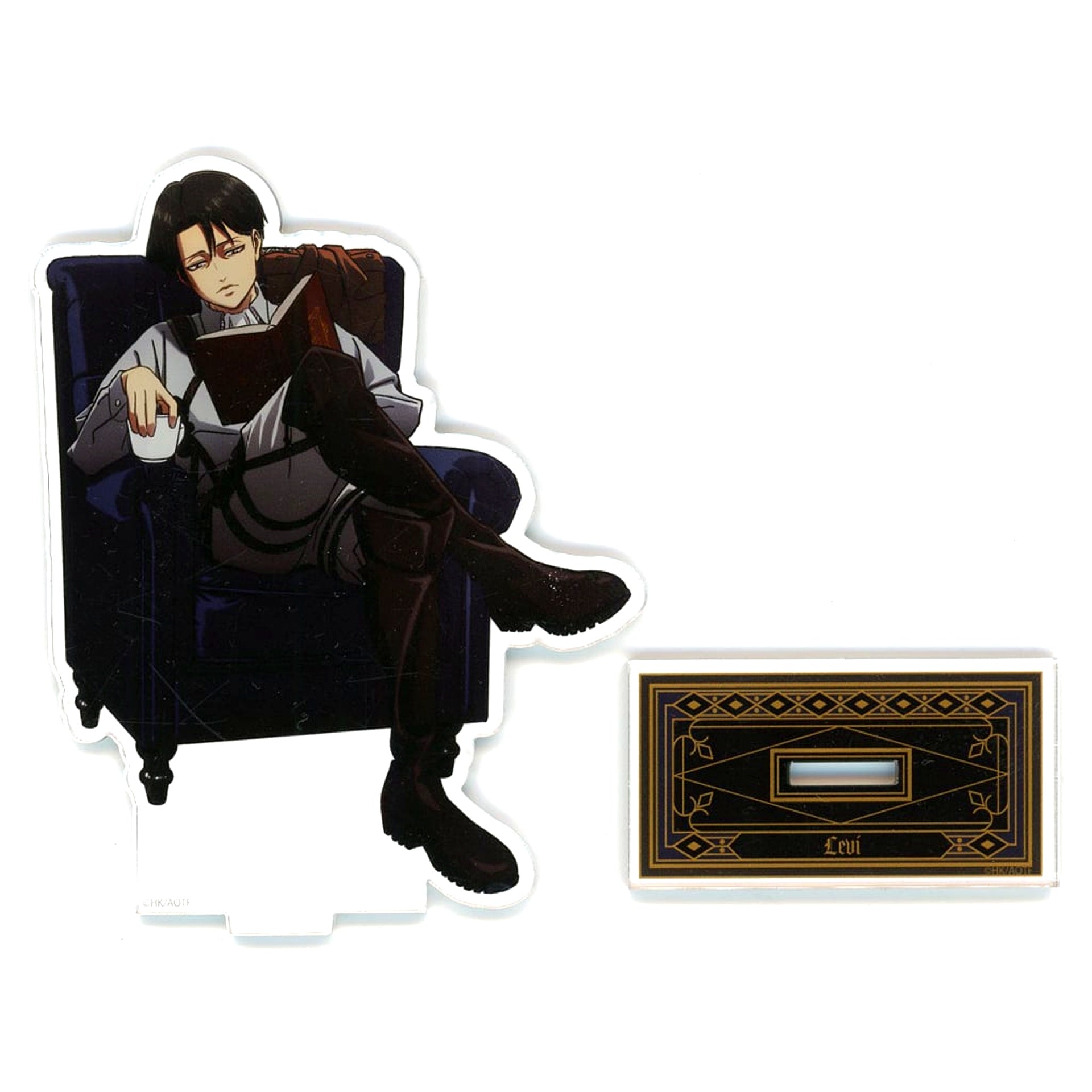 Levi Ackerman Attack on Titan x Village Vanguard Reading Character Stand [USED]