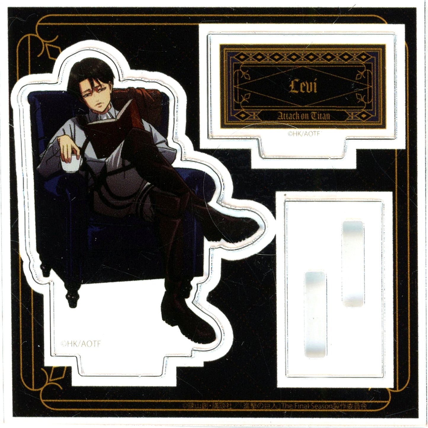 Levi Ackerman Reading Attack on Titan x Village Vanguard Mini Diorama Stand [USED]