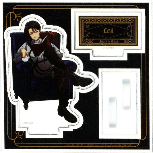 Levi Ackerman Reading Attack on Titan x Village Vanguard Mini Diorama Stand [USED]