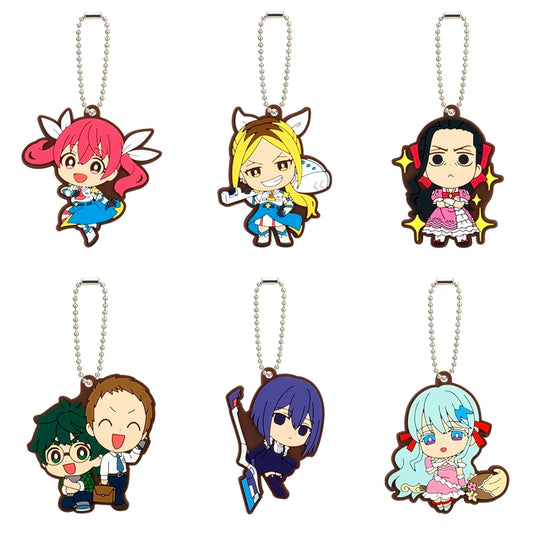 Set of 6 Magilumiere Co. Ltd. Capsule Rubber Mascot [USED]