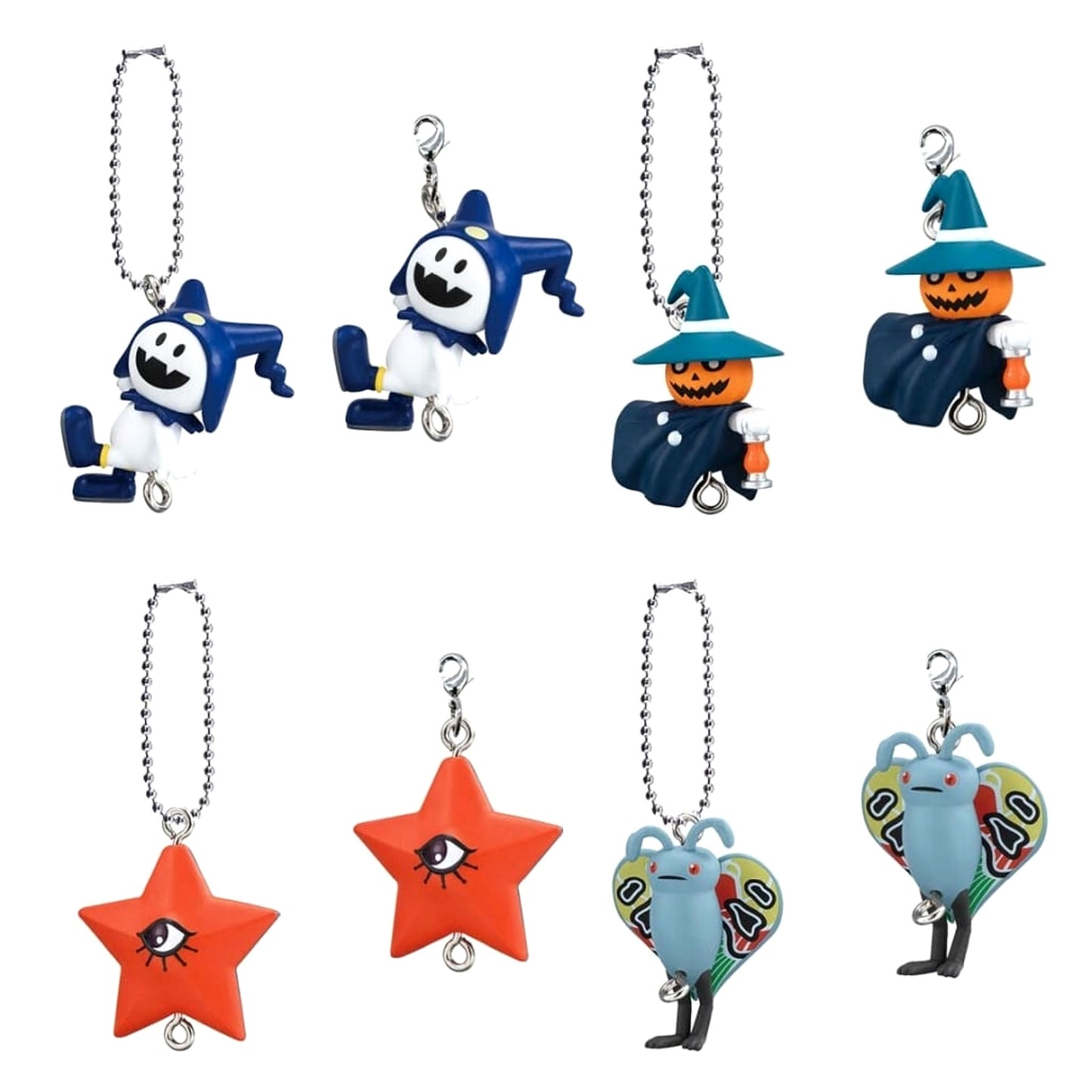 Shin Megami Tensei Series Jack Frost & Others All 8 Types Set Tsumande Tsunagete Mascot 2 Mascot [USED]