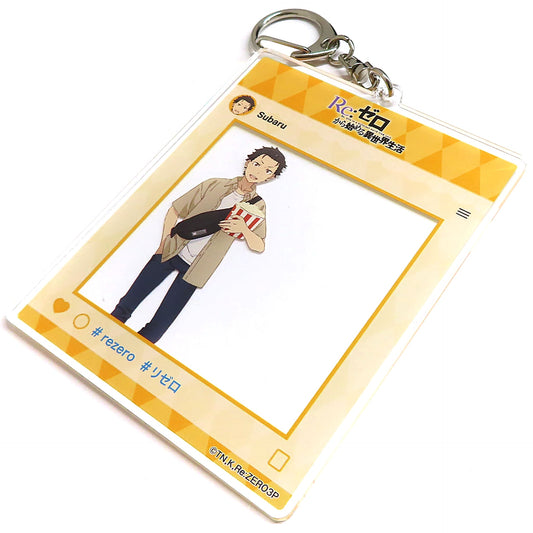Re:ZERO -Starting Life in Another World- 3rd season Subaru Natsuki Acrylic Keychain Movie Theater Version Episode 1 Theatrical Malice Advance Theater Screening Exclusive Keychains [USED]