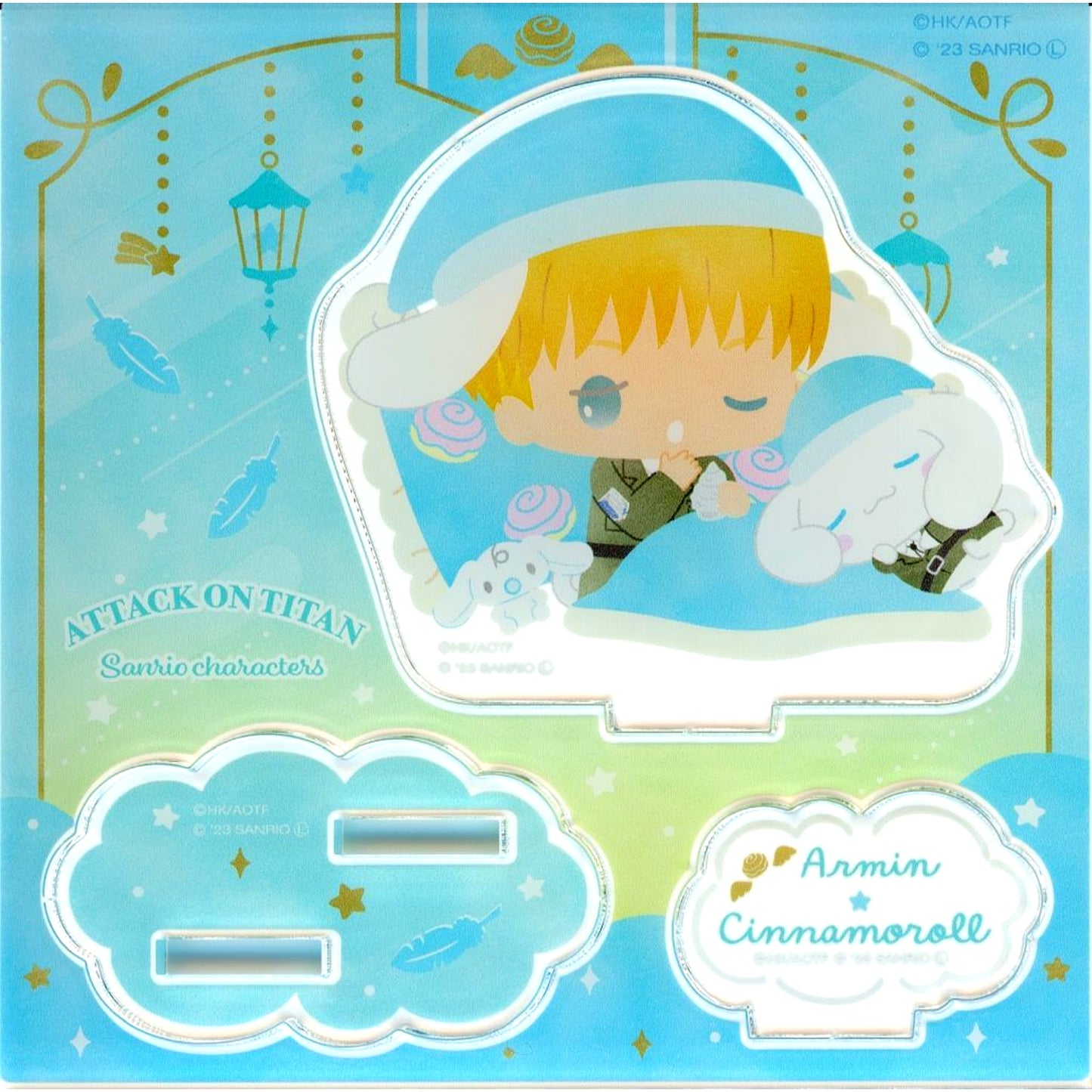 Armin Arlert x Cinnamoroll Attack on Titan Acrylic Stand Deformed Sanrio Characters The 3rd Edition [USED]