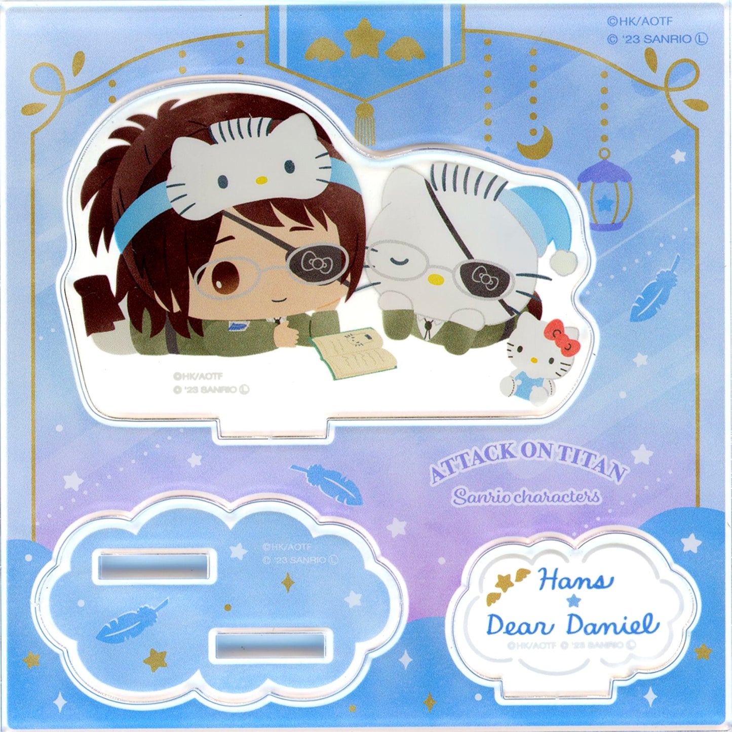 Hange Zoe x Dear Daniel Attack on Titan x Sanrio Characters The 3rd Edition Deformed Acrylic Stand [USED]