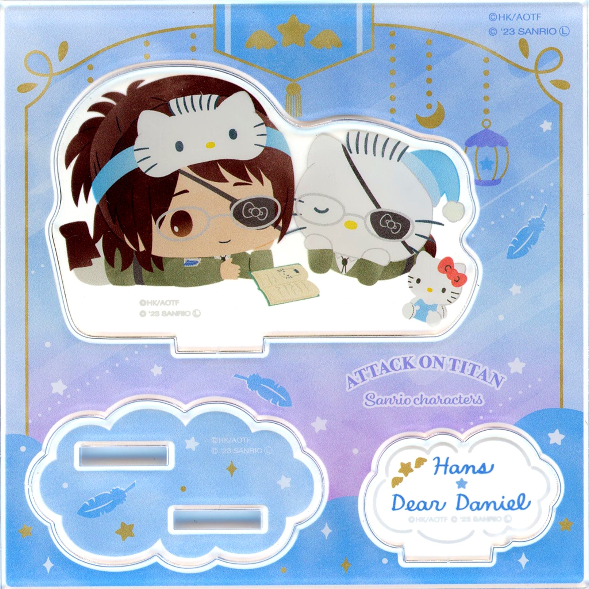 Hange Zoe x Dear Daniel Attack on Titan x Sanrio Characters The 3rd Edition Deformed Acrylic Stand [USED]