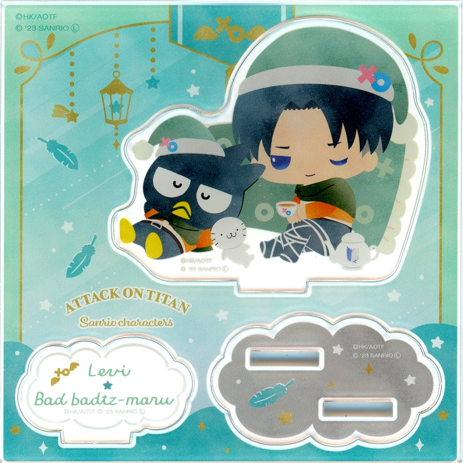 Levi Ackerman Bad Badtz-Maru Attack on Titan Sanrio Characters The 3rd Edition Acrylic Stand Deformed [USED]