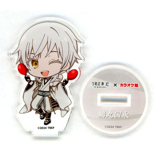 Tsurumaru Kuninaga Touken Ranbu Kai Douden Mini Acrylic Stand Vol 2 x Karaokekan [USED]
