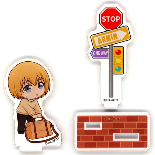 Armin Arlert Daikichi 03 Attack on Titan Marukuji TRAVEL Style. Acrylic Stand [USED]