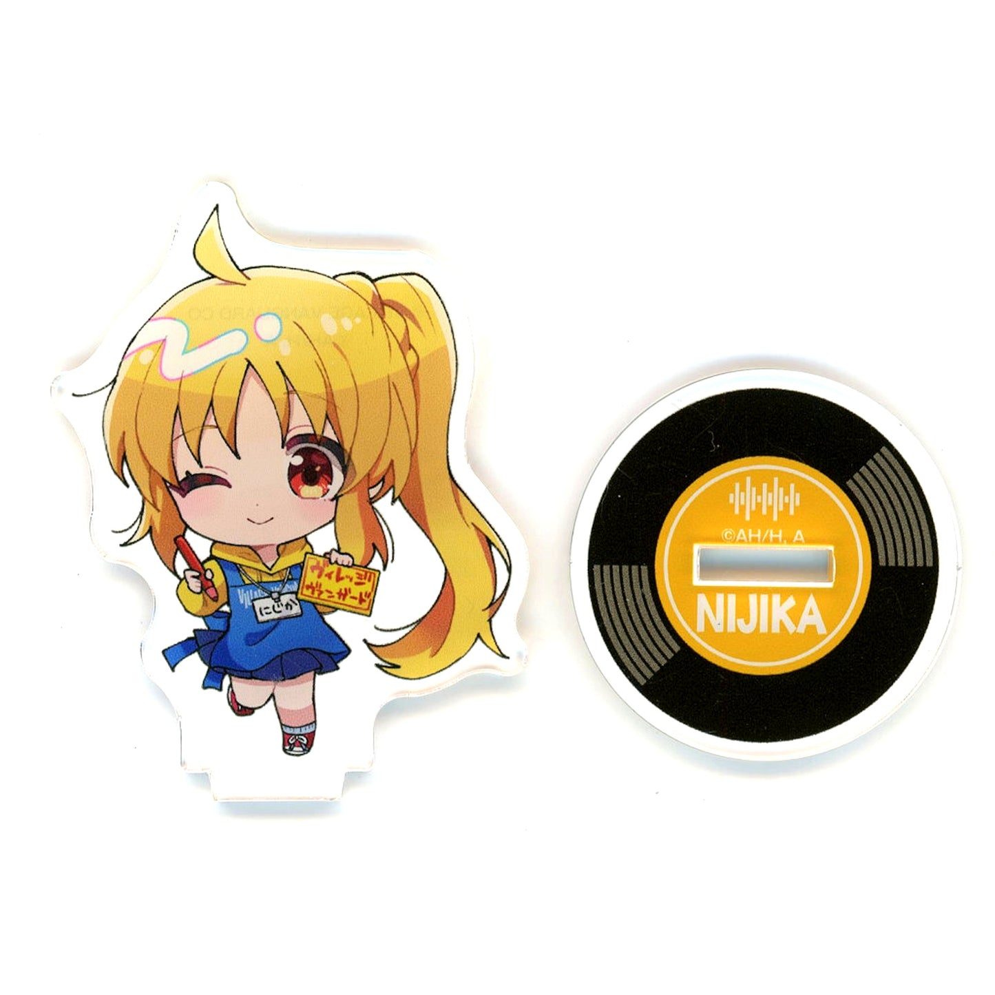 Nijika Ijichi Bocchi the Rock! x Village Vanguard Deformed Acrylic Stand [USED]