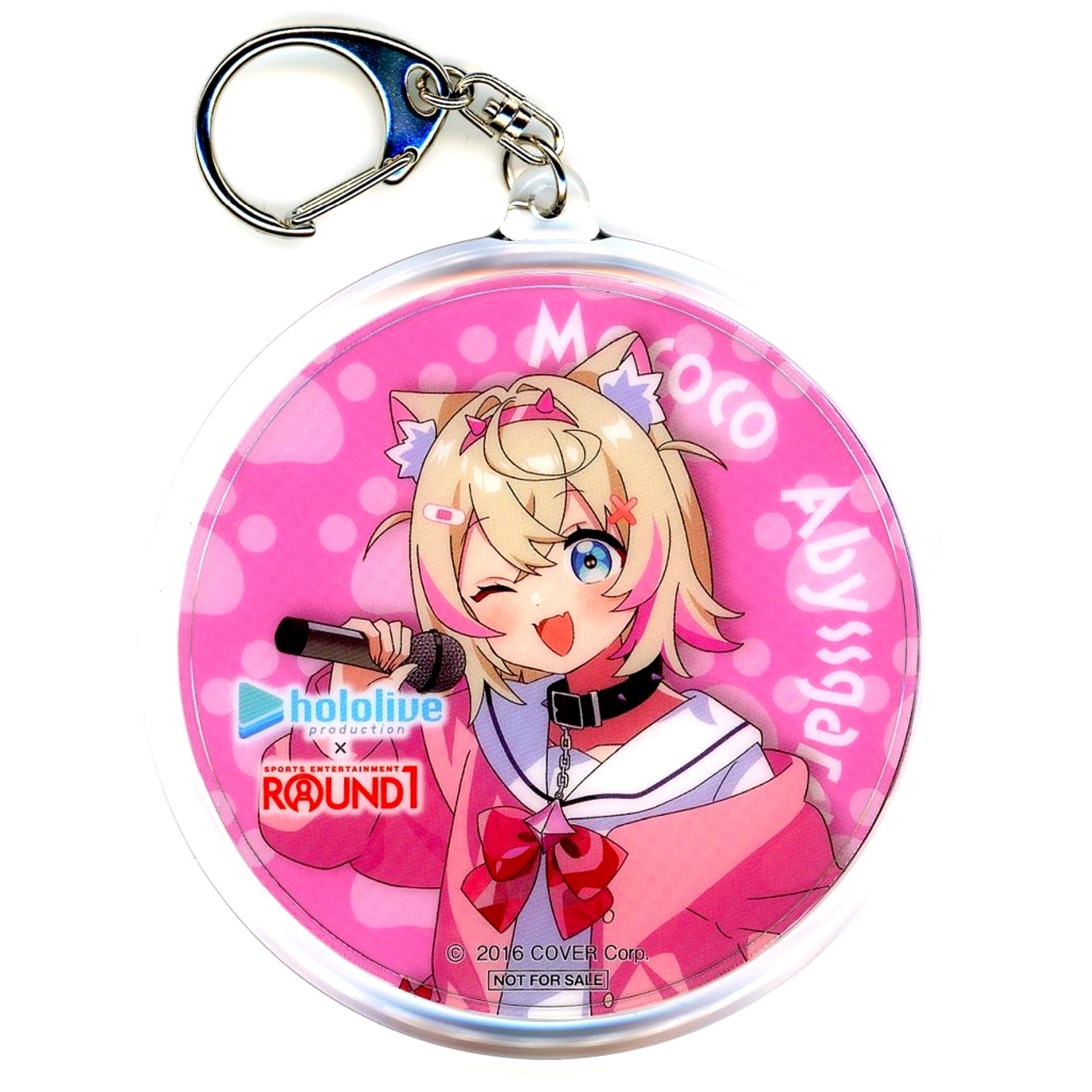 Mococo Abyssgard Hololive x Round 1 Original Acrylic Keychain Normal Bonus [USED]