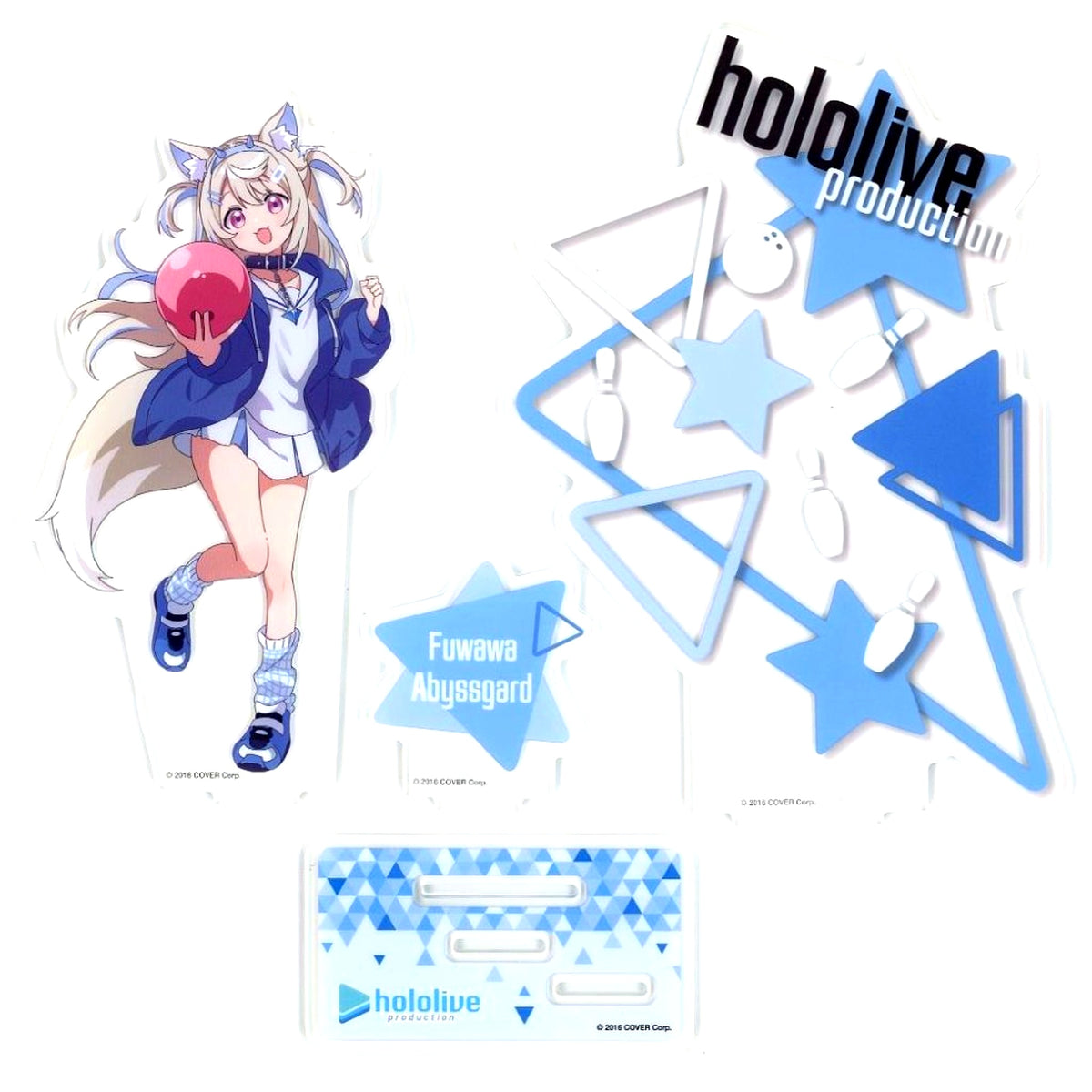Fuwawa Abyssgard Diorama Acrylic Stand Virtual YouTuber Hololive Round One Limited [USED]