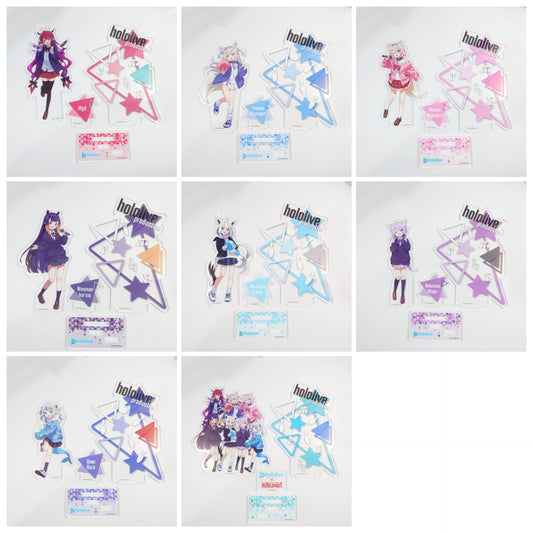 VTuber Hololive IRyS & Others Diorama Acrylic Stand Round one Limited All 8 Types Set Acrylic Stands [USED]