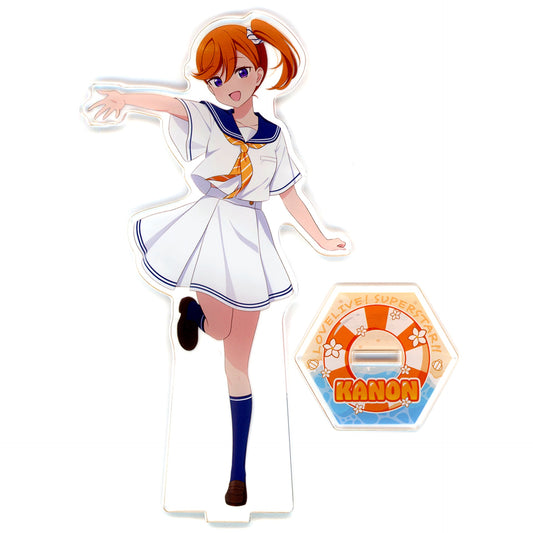 Kanon Shibuya Big Acrylic Stand LoveLive!Days Liella! Marine Outfit GiGO Collab Cafe Love Live! Series LoveLive!Days [USED]