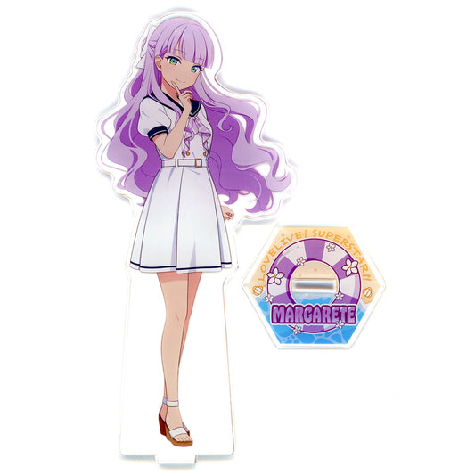 Wien Margarete LoveLive!Days Liella! Marine Outfit Big Acrylic Stand GiGO Collab Cafe Love Live! Series [USED]