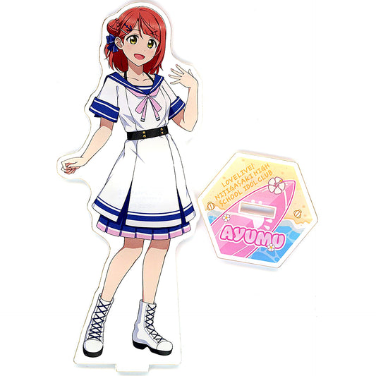 Ayumu Uehara Big Acrylic Stand LoveLive!Days Nijigasaki Marine Outfit GiGO Collabo Cafe Love Live! Series [USED]