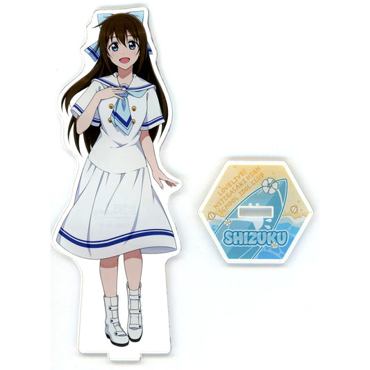 Shizuku Osaka Big Acrylic Stand LoveLive!Days Nijigaku Marine Outfit GiGO Collaboration Cafe Love Live! Series LoveLive!Days [USED]