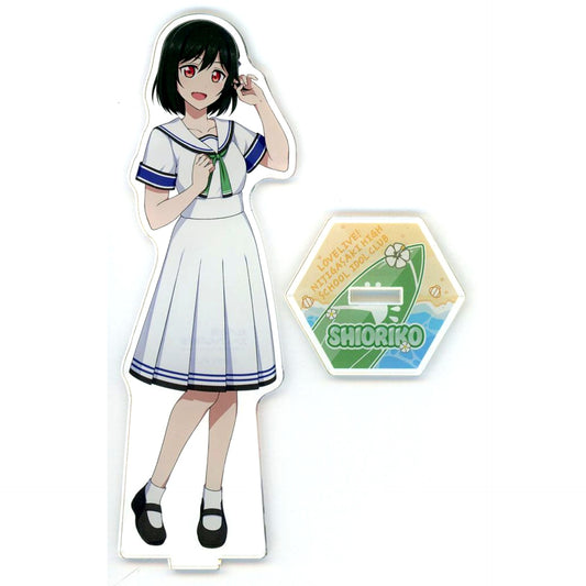 Shioriko Mifune Big Acrylic Stand LoveLive!Days Nijigasaki Marine Outfit GiGO Collabo Cafe Love Live! Series [USED]