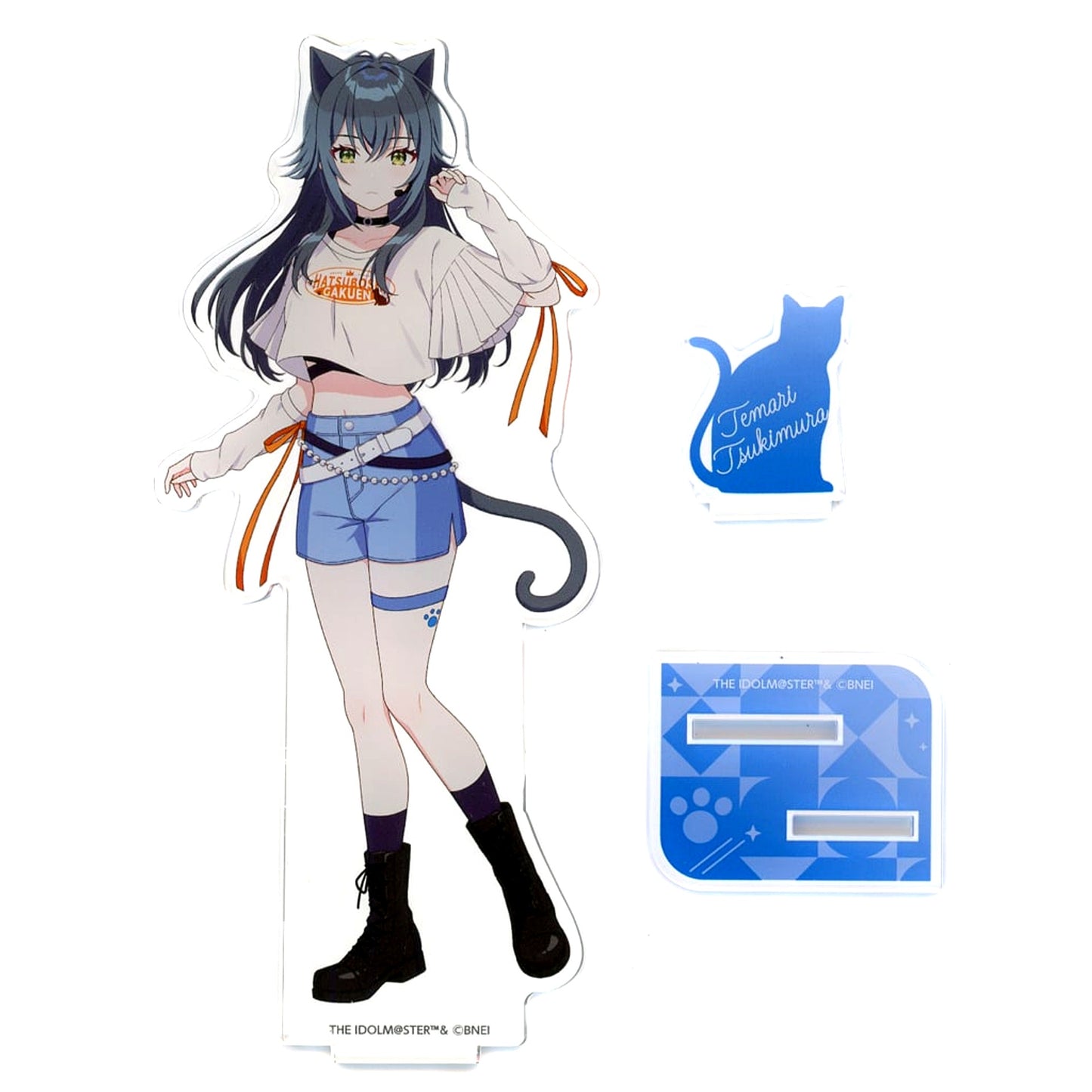 Temari Tsukimura Gakuen Idolmaster Karaoke Manekineko Acrylic Stand [USED]