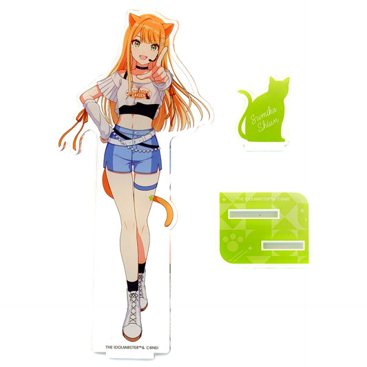 Sumika Shiun Gakuen Idolmaster Karaoke Manekineko Acrylic Stand [USED]