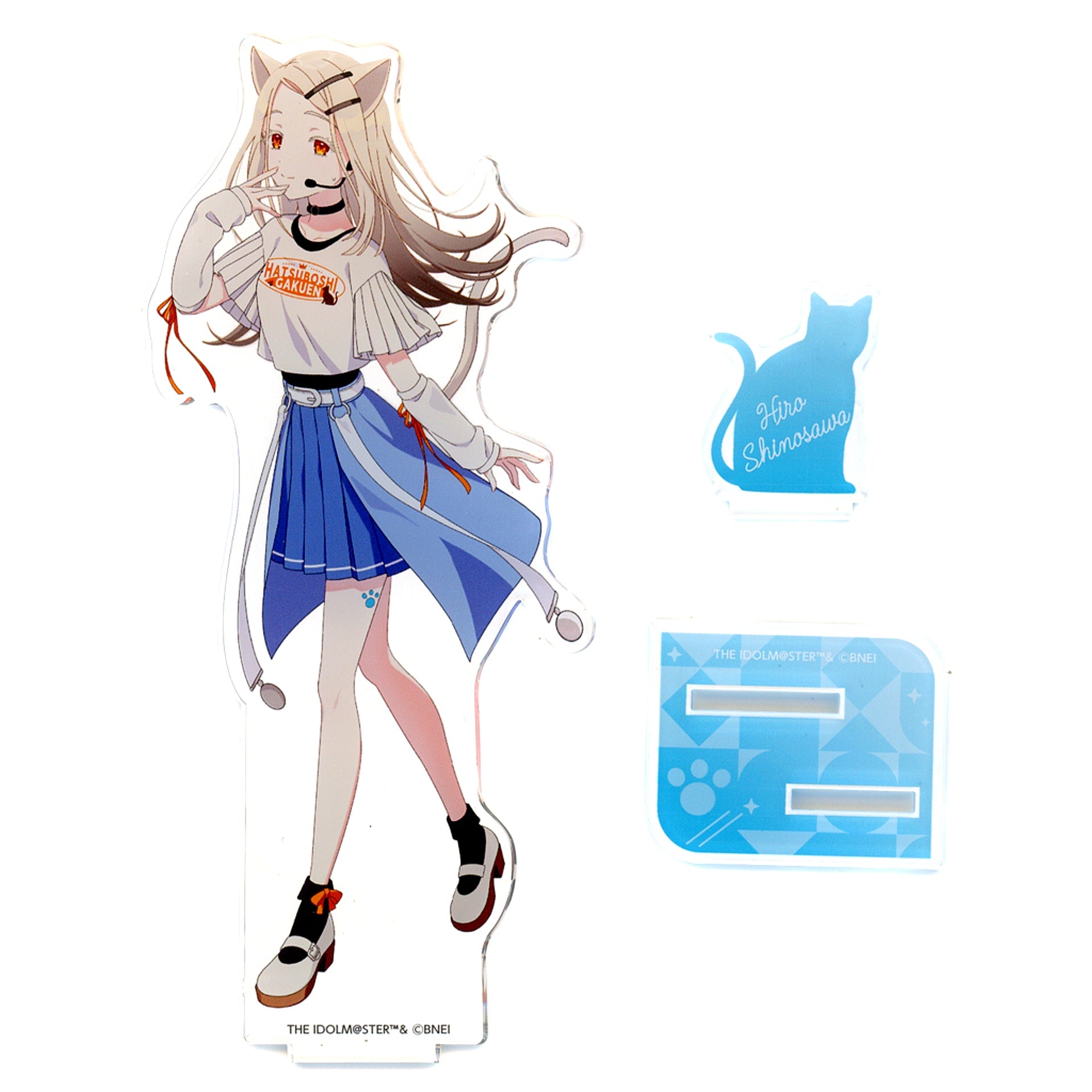 Hiro Shinosawa Gakuen Idolmaster x Karaoke Manekineko Acrylic Stand [USED]