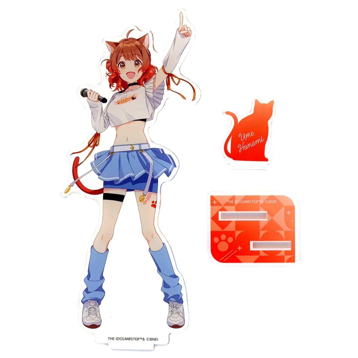 Ume Hanami Gakuen Idolmaster Karaoke Manekineko Acrylic Stand [USED]