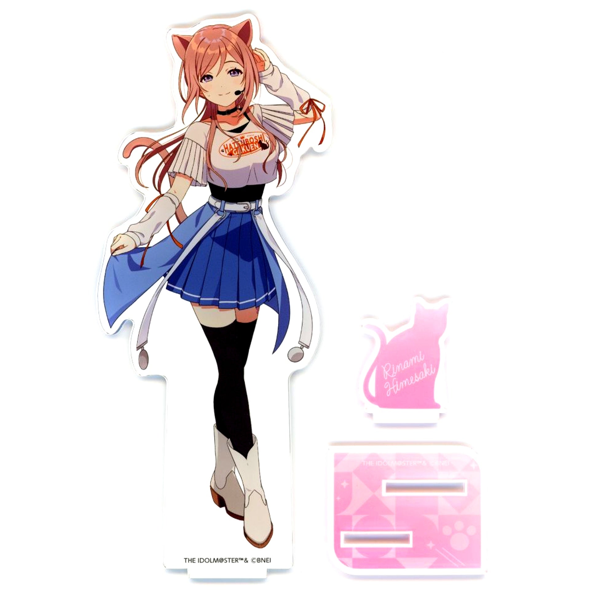 Rinami Himesaki Gakuen Idolmaster x Karaoke Manekineko Acrylic Stand [USED]