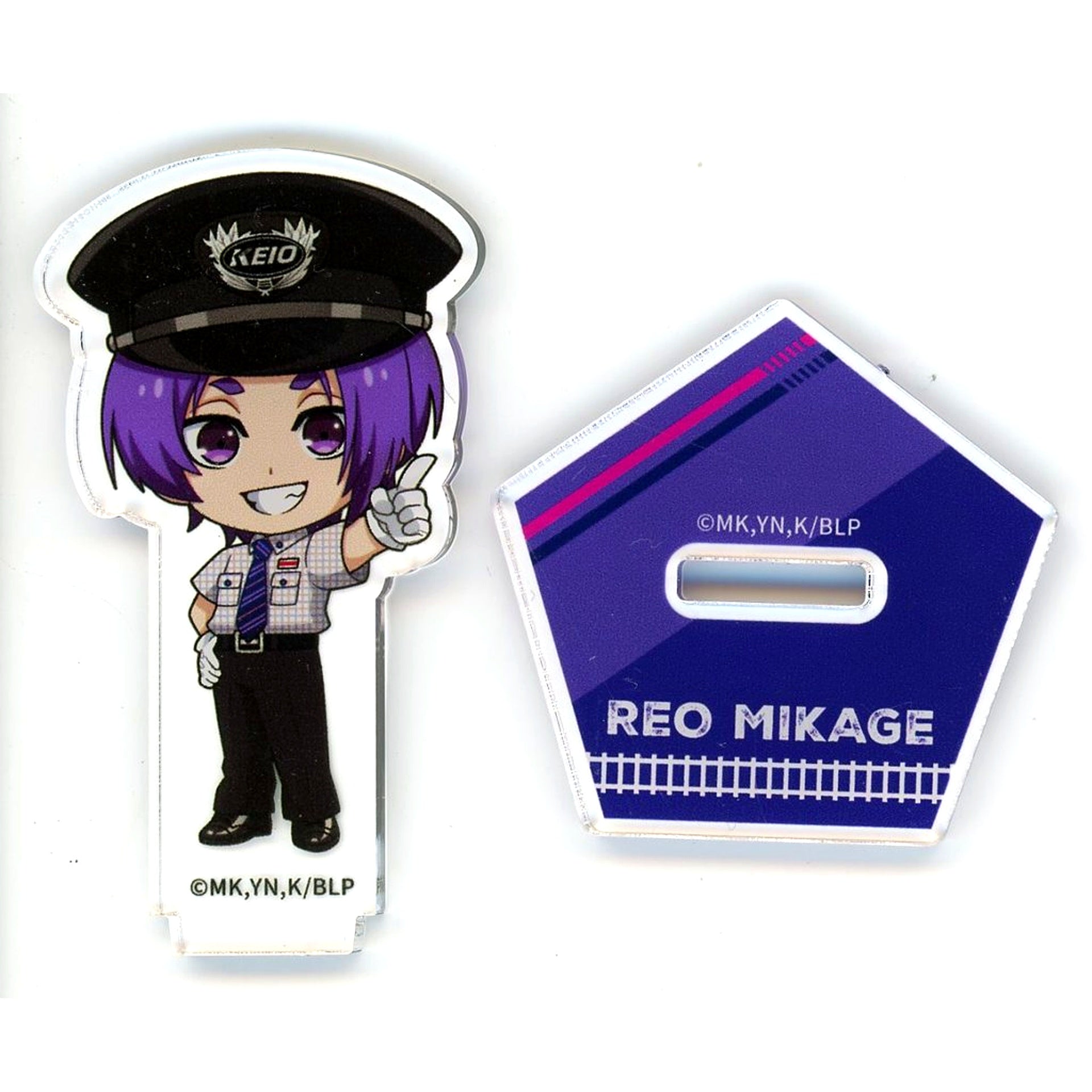 Reo Mikage Blue Lock x Keio Electric Railway POP-UP SHOP Trading Acrylic Stand [USED]