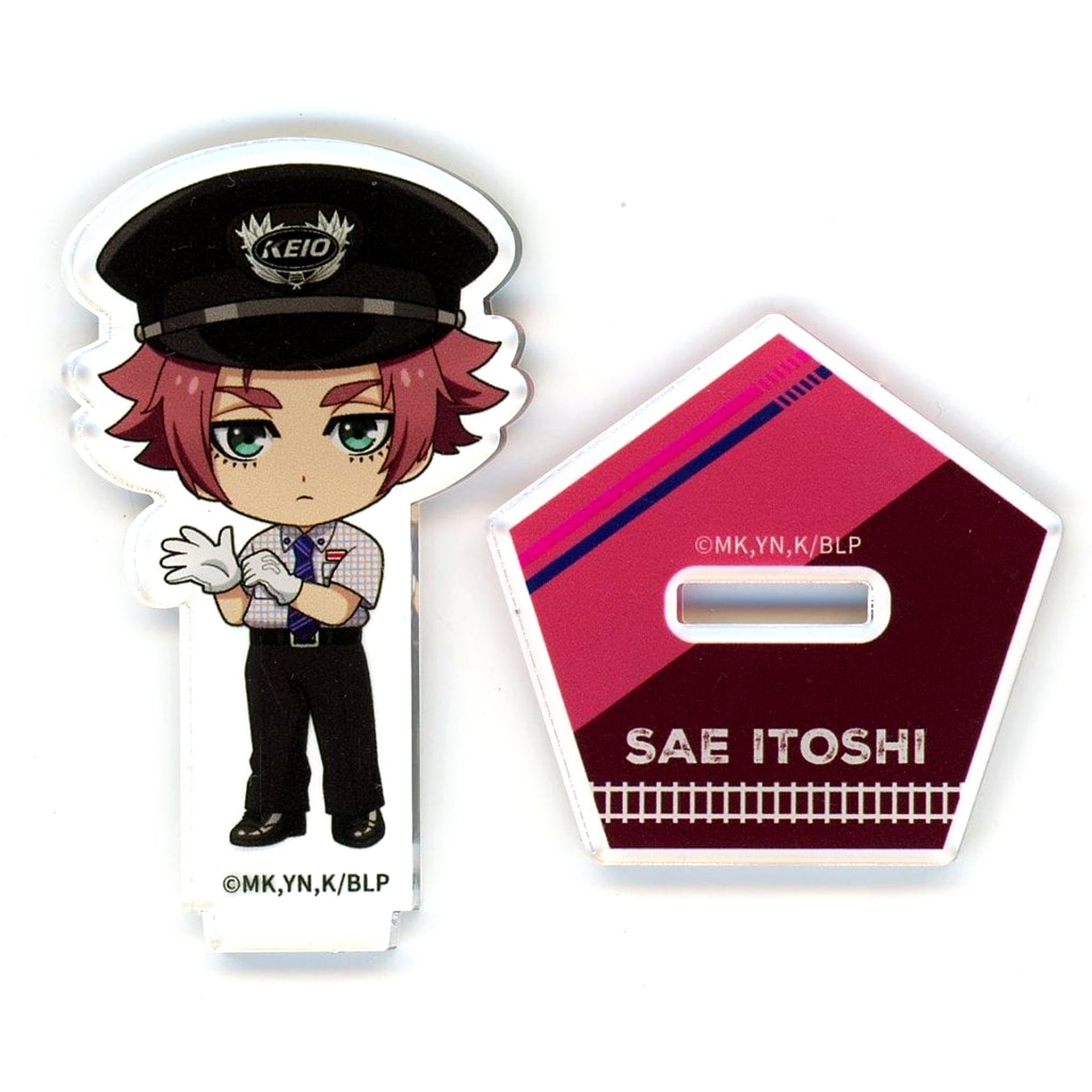 Sae Itoshi Blue Lock x Keio Electric Railway POP-UP SHOP Trading Acrylic Stand [USED]