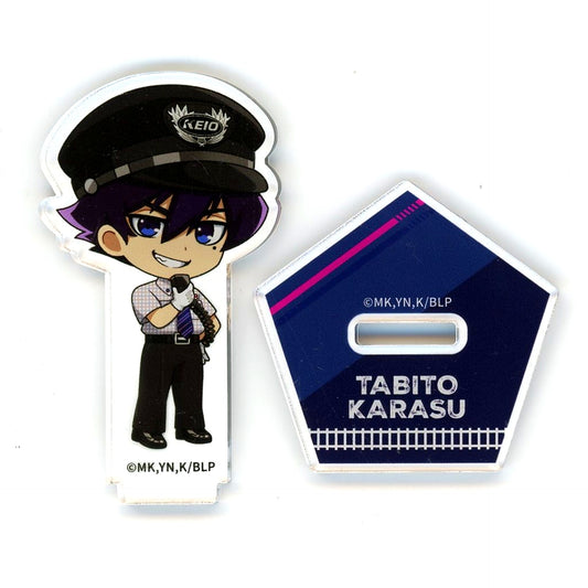 Tabito Karasu Trading Acrylic Stand Blue Lock x Keio Electric Railway POP-UP SHOP [USED]