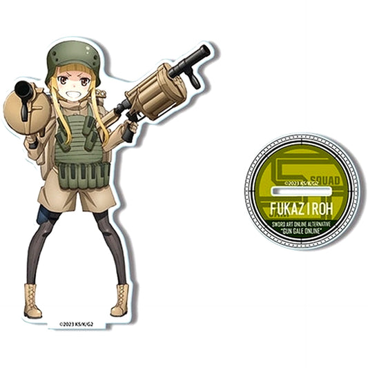 Fukaziroh Design 03 Acrylic Stand Sword Art Online Alternative Gun Gale Online II [USED]