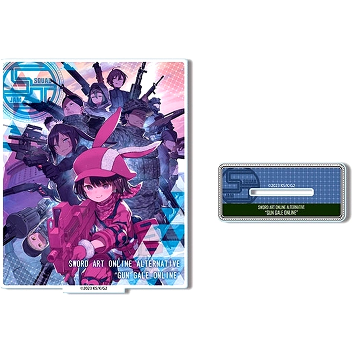 Design 05 Key Visual Acrylic Stand Sword Art Online Alternative Gun Gale Online II [USED]