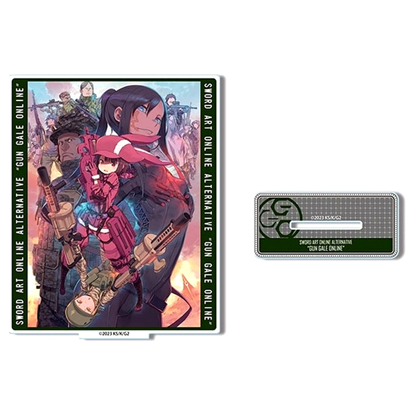 Design 06 Teaser Visual Acrylic Stand Sword Art Online Alternative Gun Gale Online II [USED]