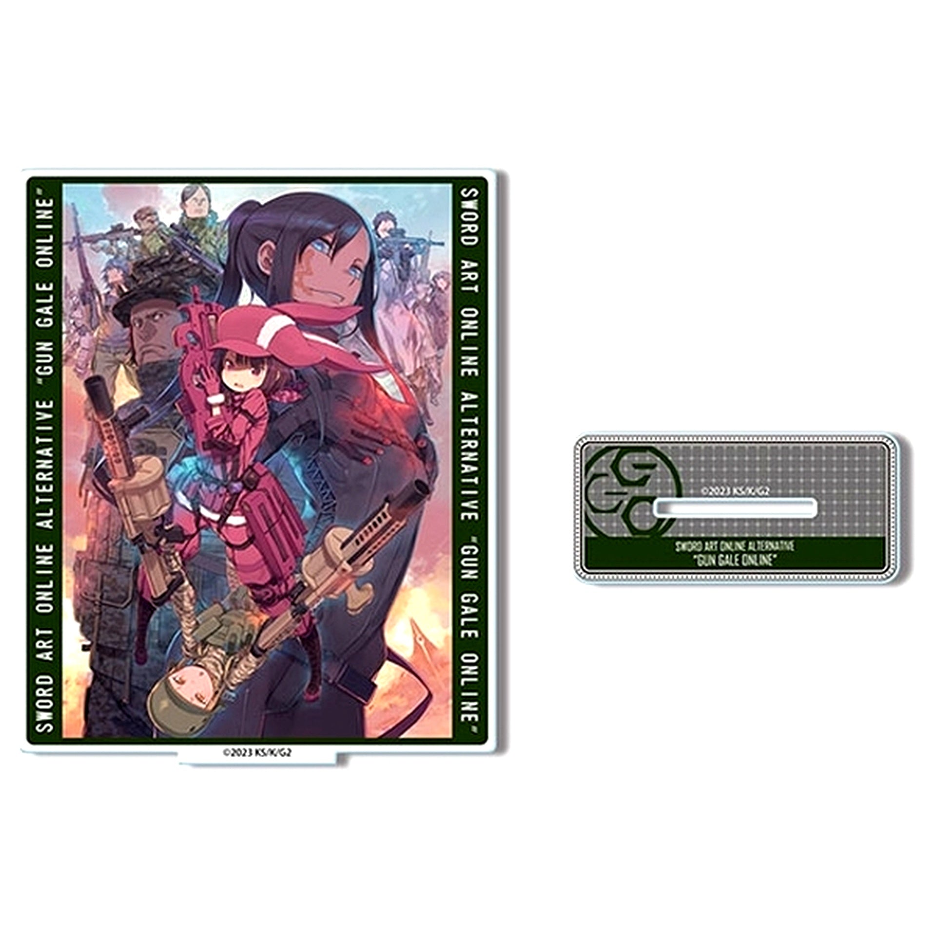 Design 06 Teaser Visual Acrylic Stand Sword Art Online Alternative Gun Gale Online II [USED]