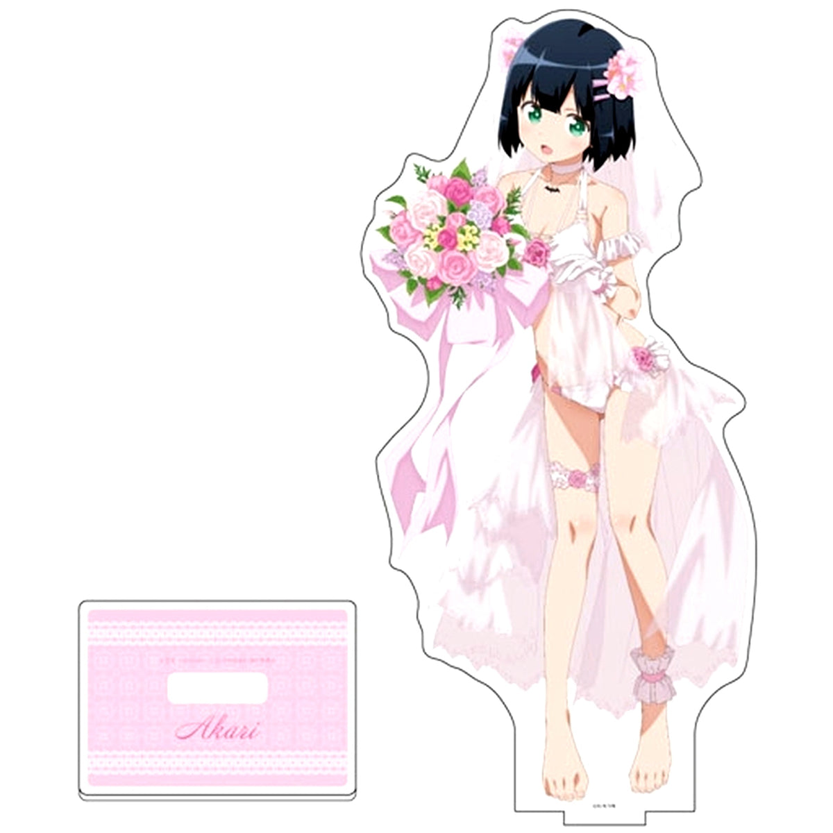 Akari Wedding Swimsuit Ms. vampire who lives in my neighborhood. Illustration Oversized Acrylic Stand [USED]