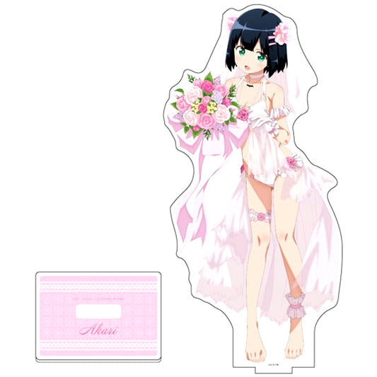 Akari Wedding Swimsuit Ms. vampire who lives in my neighborhood. Illustration Oversized Acrylic Stand [USED]