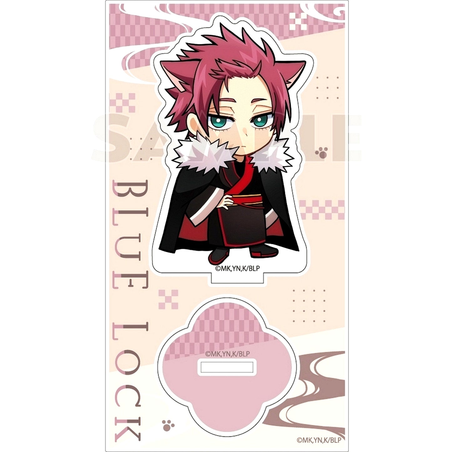 Sae Itoshi Kimono Kemomimi Acrylic Stand Blue Lock [USED]