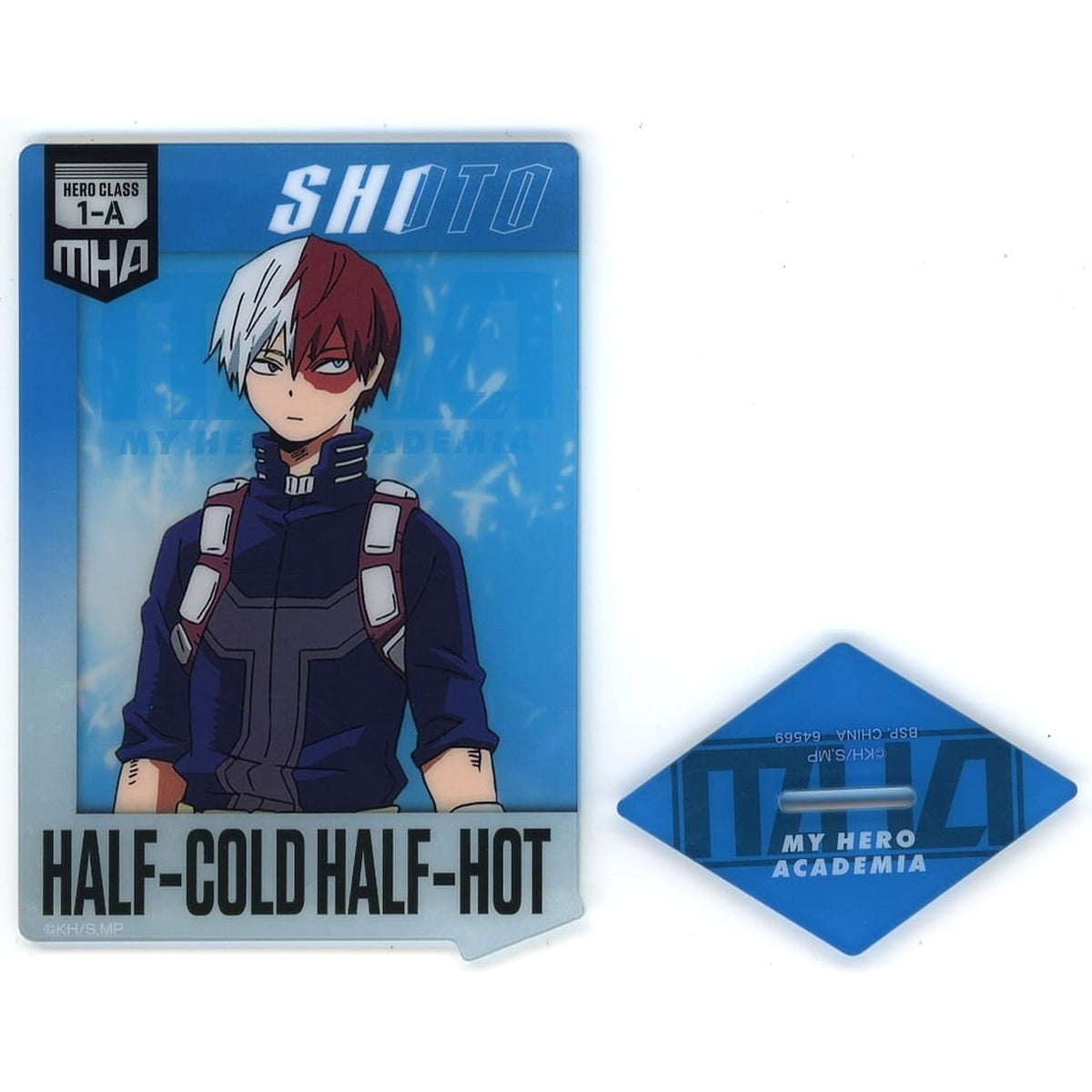 My Hero Academia Shoto Todoroki Card-Style Acrylic Stand Ichiban Kuji Tsunaru Seisou Prize F Acrylic Stands [USED]
