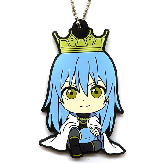 Rimuru Tempest - Crown Ver. Rubber Charm Tempest Founding Festival Kyun Chara Illustrations Ichiban Kuji That Time I Got Reincarnated as a Slime Jura Tempest Federation Founding Festival Prize G [USED]
