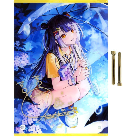 Umise Yotsuha A5 Acrylic Panel Replica Autograph Virtual YouTuber Nijisanji Birthday 2024 Bonus Item Single Item [USED]