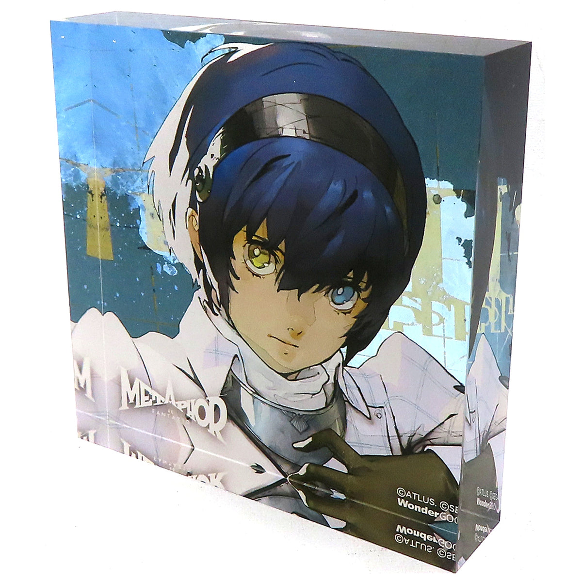 Single Item Protagonist Metaphor: ReFantazio Acrylic Block PS5/PS4 Software WonderGOO Limited Set Included Bonus [USED]