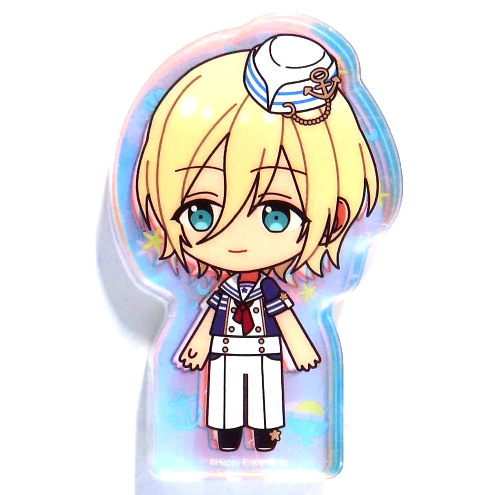 Eichi Tenshouin Ensemble Stars!! China Exclusive Beach / Shaved Ice Shop Chibi Thick Acrylic / Acrylic Block [USED]