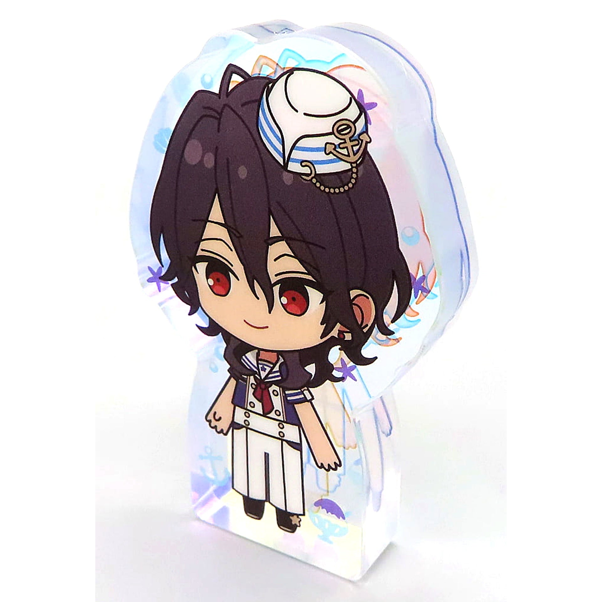 Rei Sakuma Ensemble Stars!! Beach/Shaved Ice Shop Chibi Thick Acrylic Block China Limited [USED]