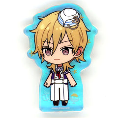 Kaoru Hakaze Ensemble Stars!! Beach Shaved Ice Shop Deformed Thick Acrylic Block China Limited [USED]