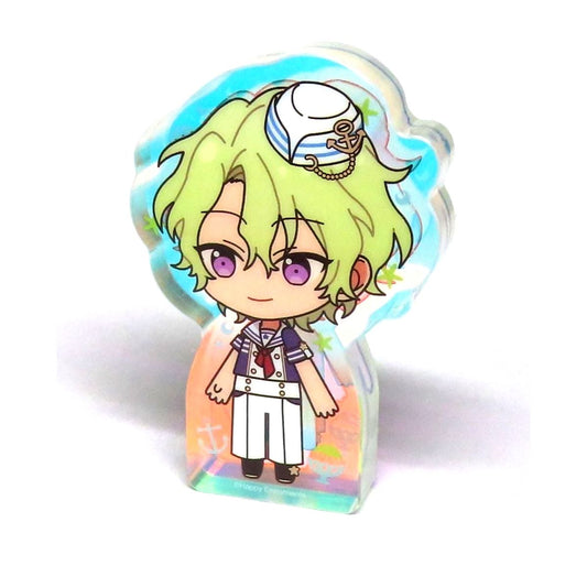 Hiyori Tomoe Ensemble Stars!! Beach Shaved Ice Shop Deformed Thick Acrylic Block China Limited [USED]