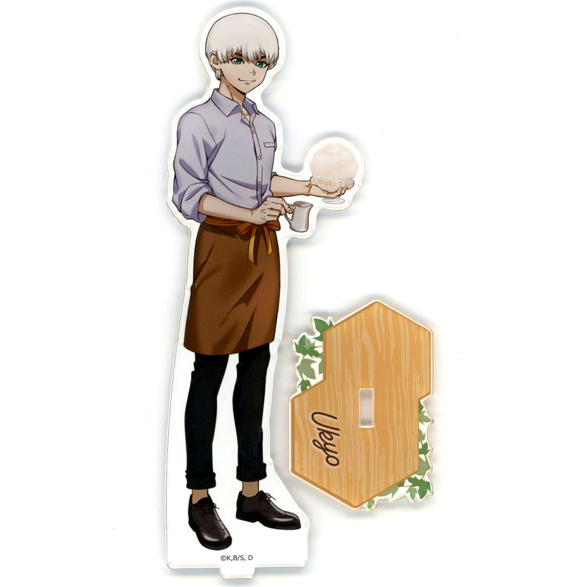 Ukyo Saionji Dr. STONE x Collabo Cafe Honpo Life-Size Big Acrylic Stand [USED]