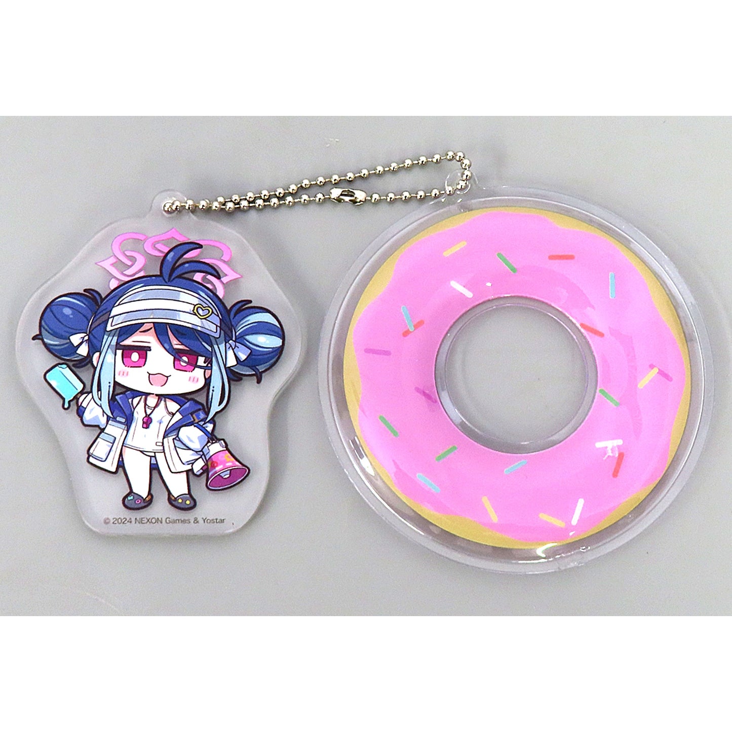 Fubuki Nemugaki Blue Archive Mini Char Keychain Swimsuit [USED]
